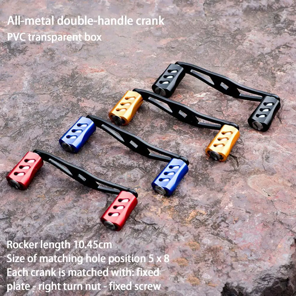 Metal Fishing Wheel Handle knob Replacement Rocker Arm Grip Handle Baitcast Reel Crank Arm Fishing Reel Modified Accessories