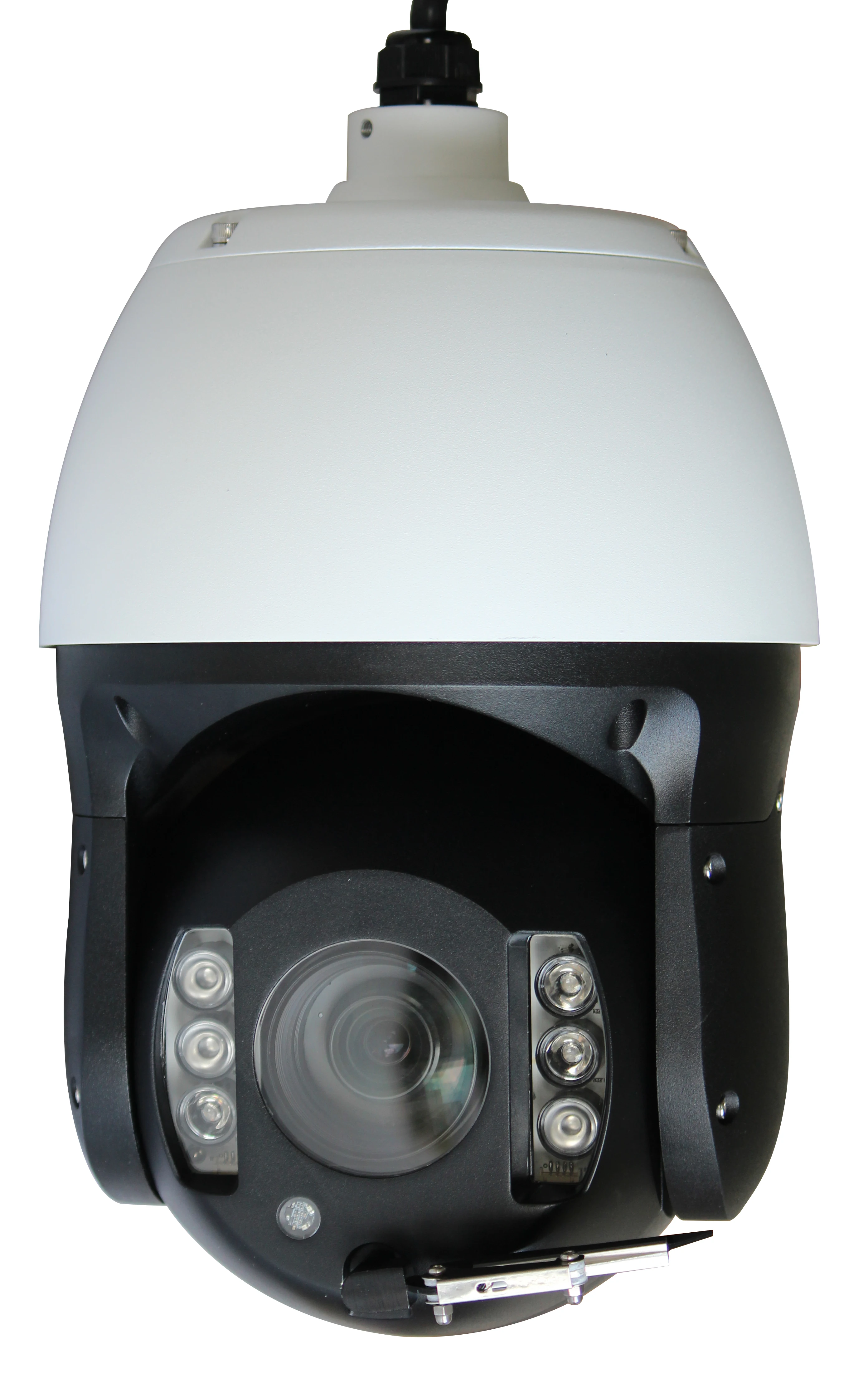 4K 30x Optical Zoom PTZ Laser Camera 500m Night Vision 120dB WDR H.265 IP66 Metal Housing