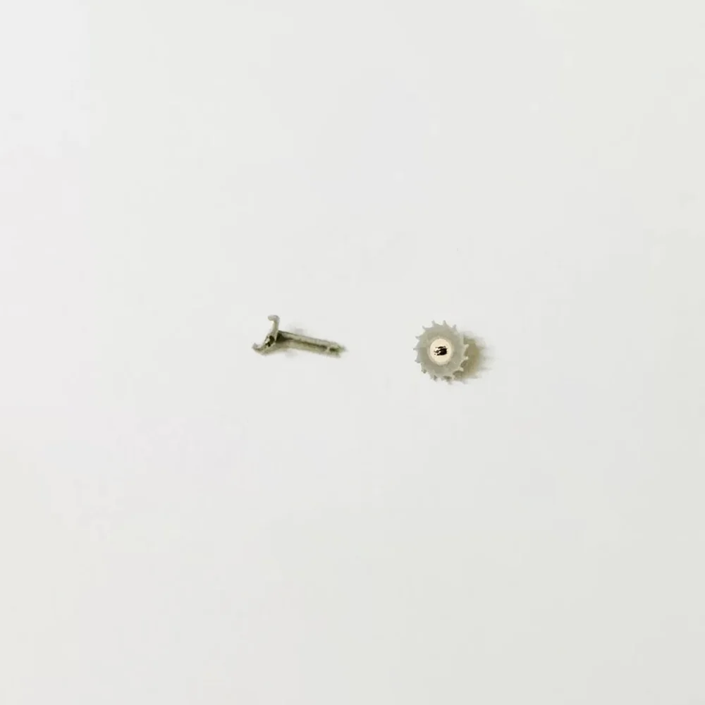 Accesorios para reloj, rueda de escape, horquilla de escape compatible con movimiento C15111, piezas de reparación de relojes, rueda de caballo, horquilla de caballo