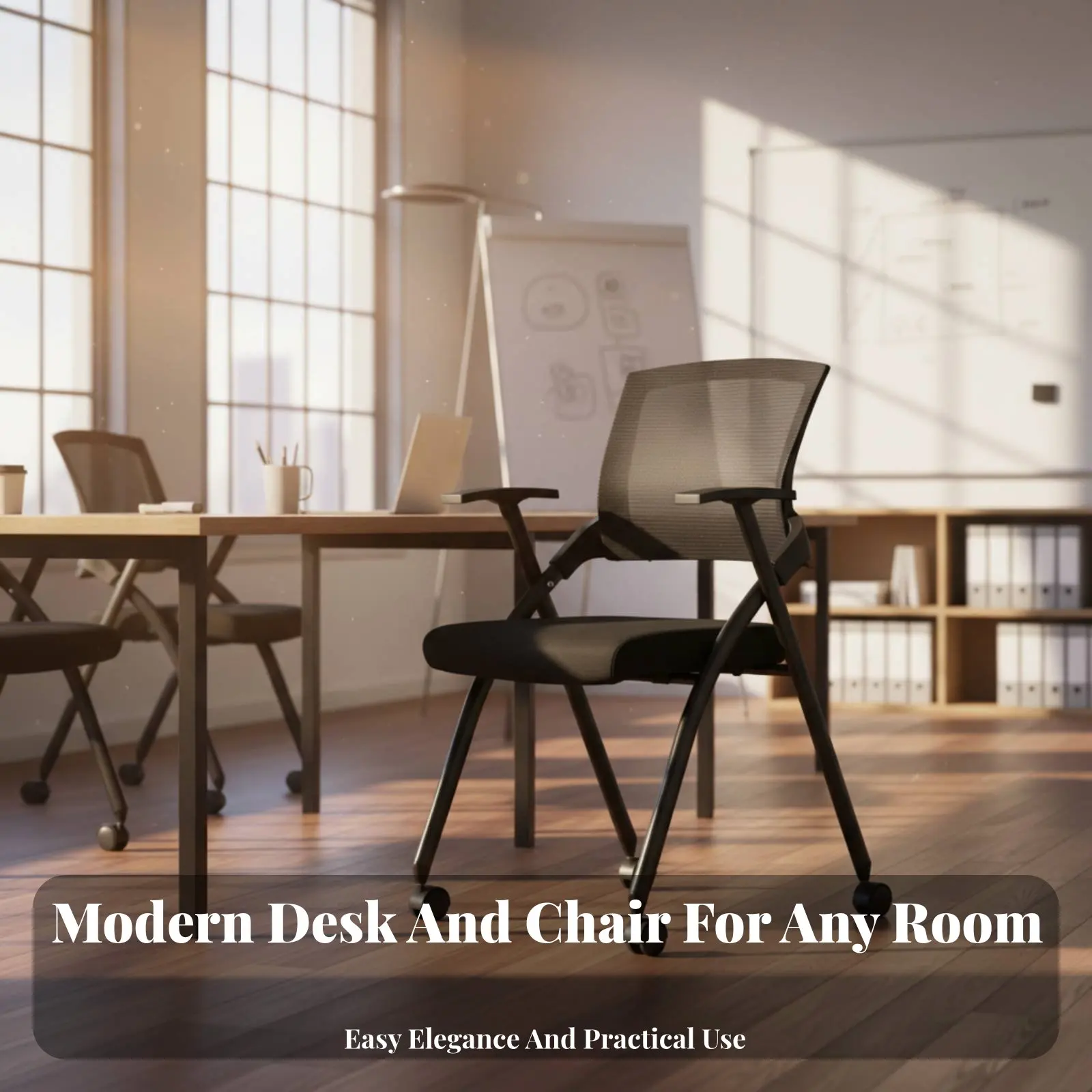 table-mobile-pliante-avec-roulettes-facile-a-ranger-ideale-pour-les-enseignants-les-organisateurs-d'evenements-et-les-salles-de-classe