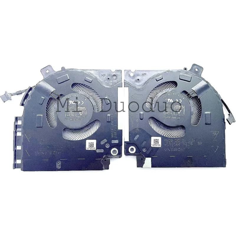 Ventola GPU CPU portatile per Alienware X15 R1 RTX30 082VD4 82VD4 0V0G61 V0G61 Una coppia