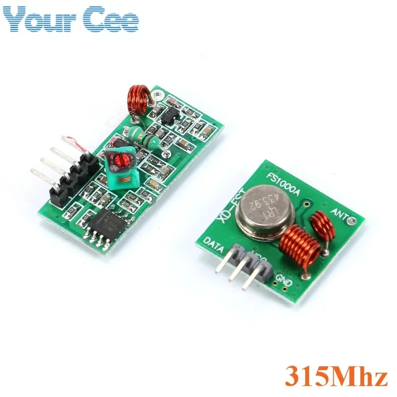 10pcs/1pc 315Mhz 433Mhz RF Wireless WIFI Transmitter and Receiver Board Module for Arduino/ARM/MCU WL