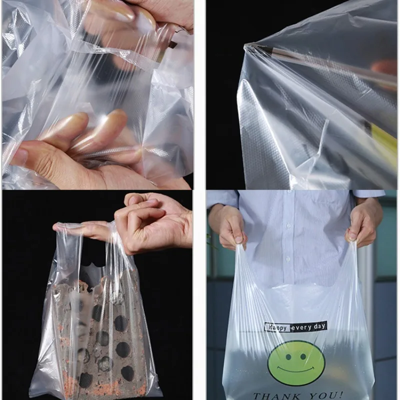 Plastic Bag Making Machine Shopping T-Shirt Vest Garbage Poly Bag Sealing Cutting Automatic High Speed Biodegradable Film Roll
