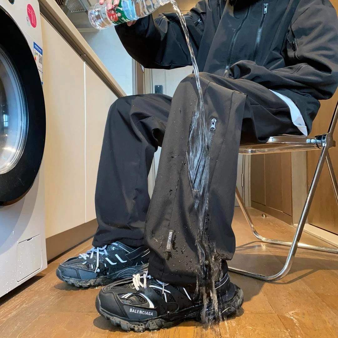 

Men's Cargo Pants Summer Thin Lightweight Functional Hiking Pants High Street American Casual Straight Leg Versatile Versatile