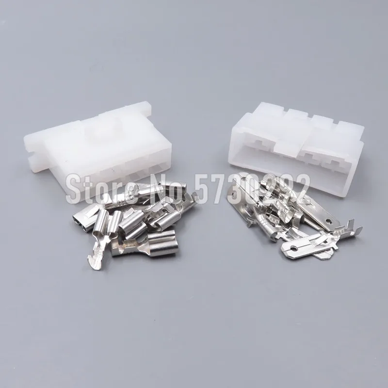 8P 6110-4583 6.3 Series Automotive Large Current Wiring Harness Plug Car Male Female Socket