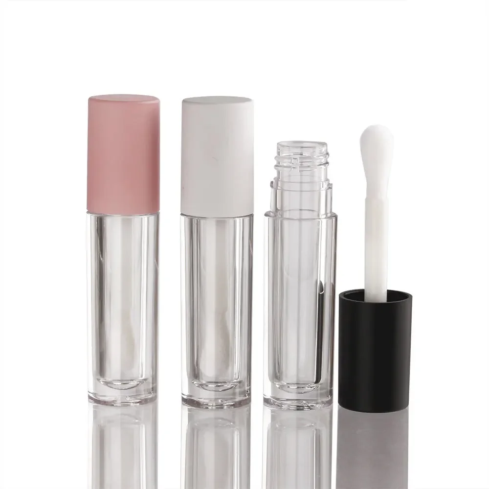 5ML Lip Gloss Empty Tube DIY Cosmetics Sample Container High Quality Mini Lip Gloss Bottle PU Matte Portable Lipgloss Tube