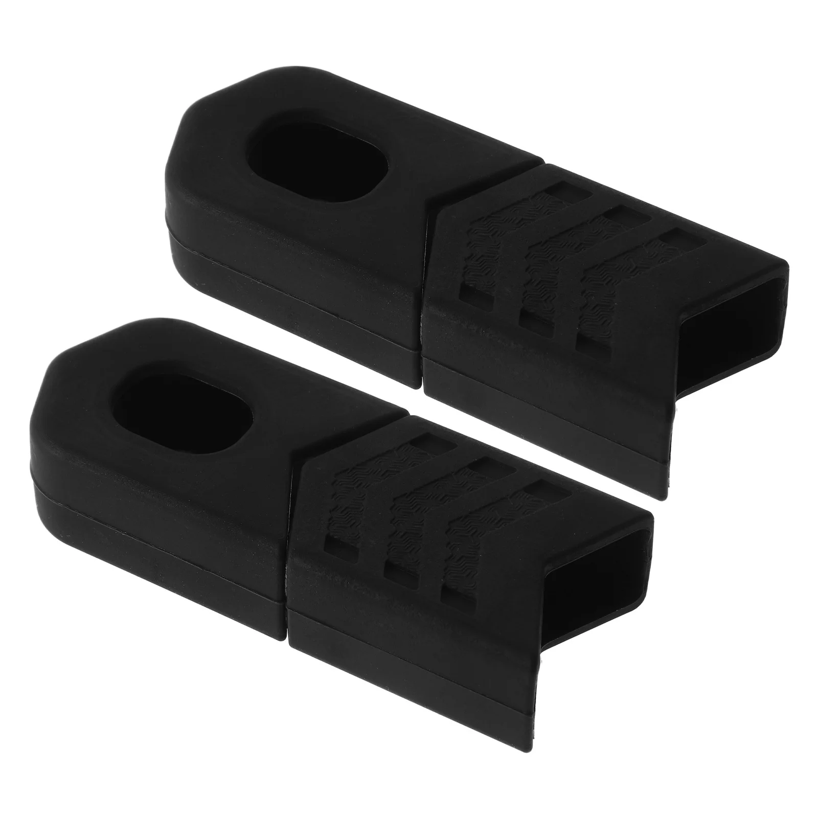 

4Pcs Silicone Bike Crankset Protective Covers Black for Mountain Road Bike Scratch Resistant Crank Arm Sleeve Crank Boot Sleeve