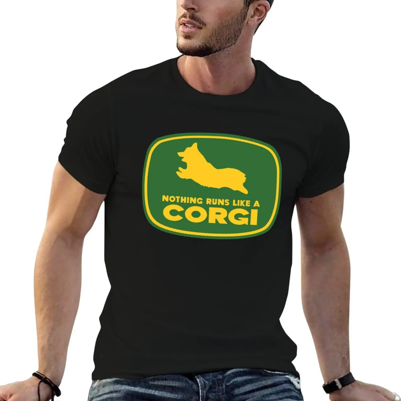 

Nothing runs like a Corgi T-Shirt graphic t shirt vintage designer shirts graphics heavyweights mens vintage t shirts