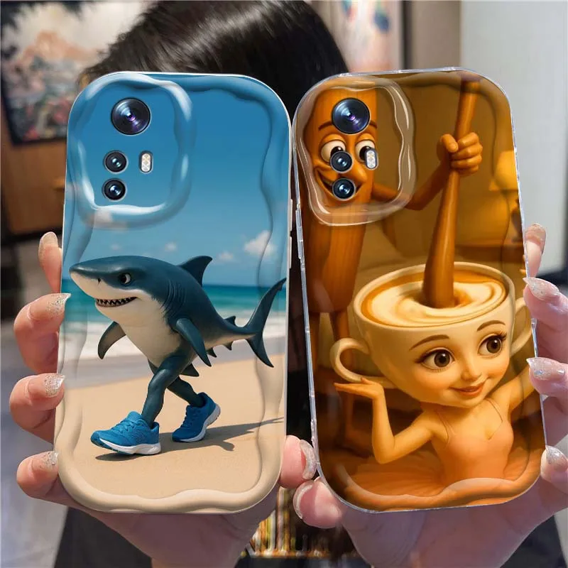 

Tung Tung Tung Sahur Popular Phone Case For Xiaomi Mi 11 12 12T 14 15 Lite Ultra Poco F4 X3 X5 X6 X4 X7 M6 F6 Pro 5G Wave Oil