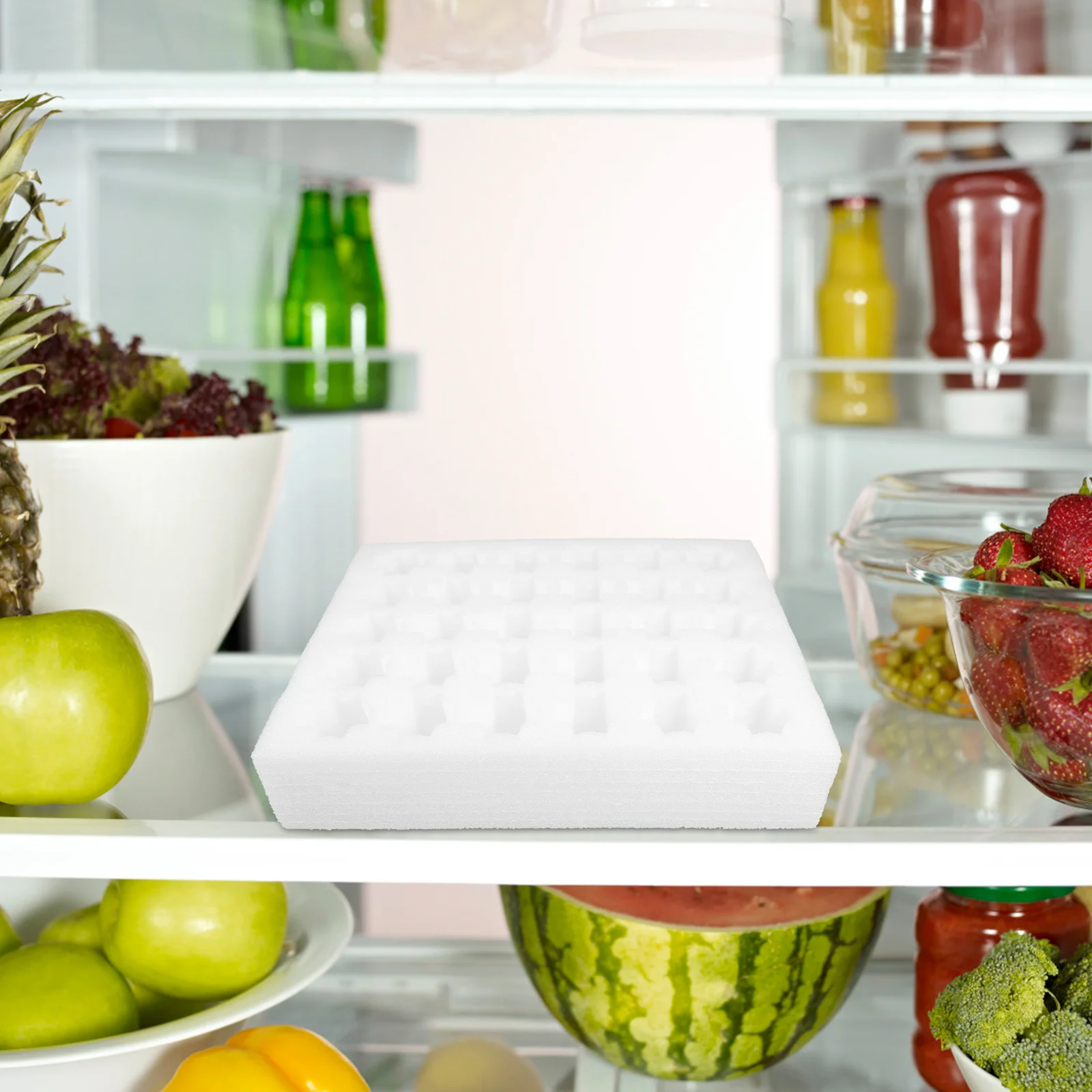 

6pcs Tray for Delivery White 10 Pack Thickened EPE Shockproof Stackable Portable Container Protective Poultry Storage