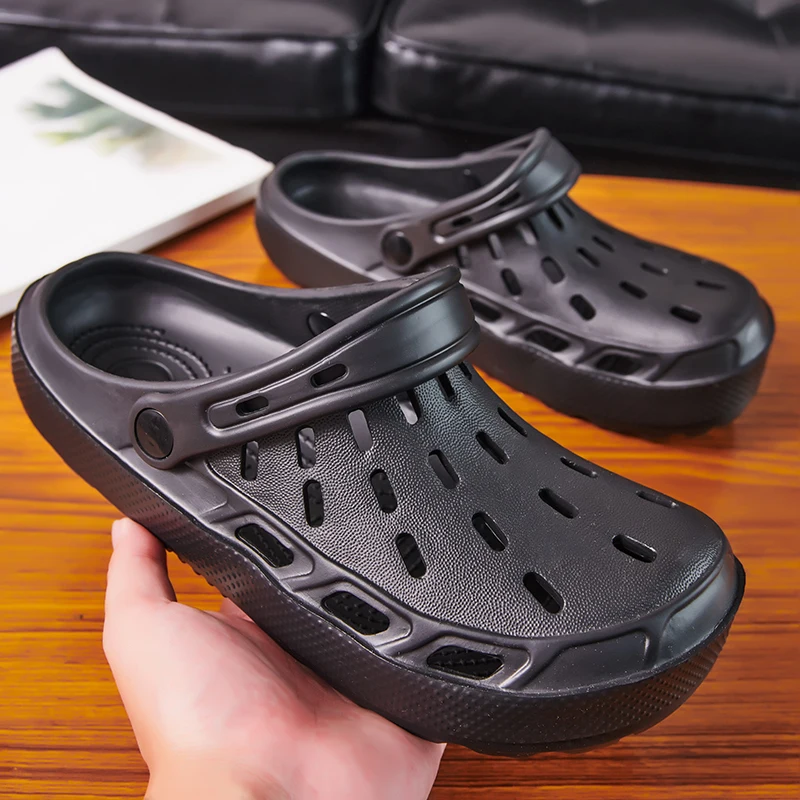 

Men's Sandals Outdoor Beach Fishing Wading Slippers for Men Garden Home Clogs Sandals Hiking Sandals Men Black Brown Blue Gray