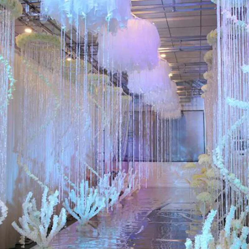 

500G Crystal Bead Curtain Chain for Wedding Party Stage Tree Decor Diy Chandelier String Light Decoration Supplies