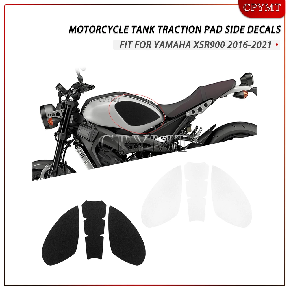 

Motorcycle Tank Traction Pad Side Decals fit For YAMAHA XSR900 2016-2021 Frosted Protector Anti slip Sticker