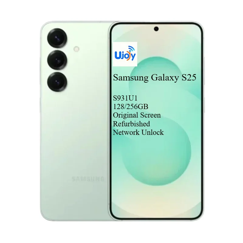 Factory/Network Unlock Samsung Galaxy S25 5G S931U1 6.2 "128/256GB Snapdragon Supports NFC Original Screen Refurbished Phone