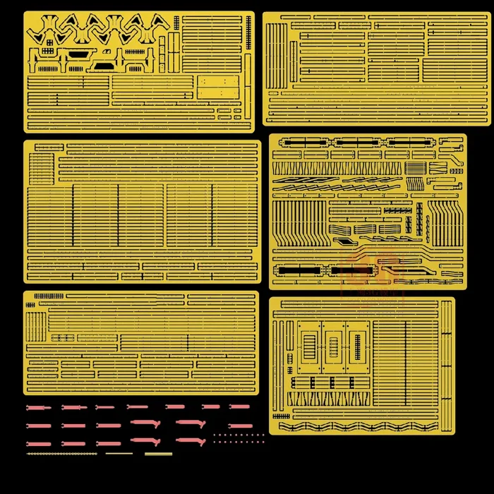 Ryefield 모델 업그레이드 에칭 RM-2021, 레오파드 2A6M 캐나다 탱크 개조, RM-5076 포함