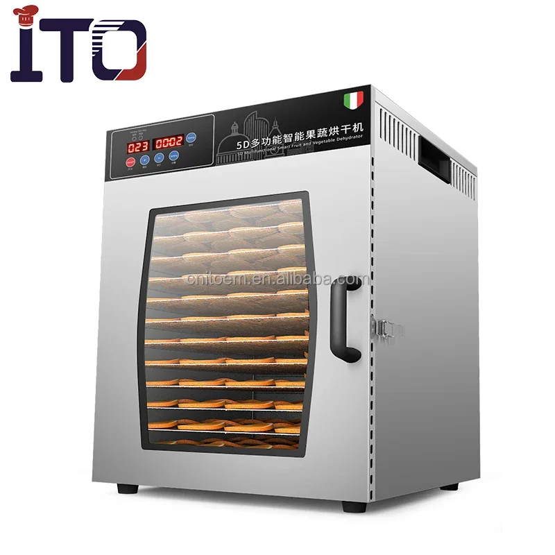 Industrial Stainless Steel Electric Food Dehydrator/Vegetable Fruit Drying Dryer Machine For Sale