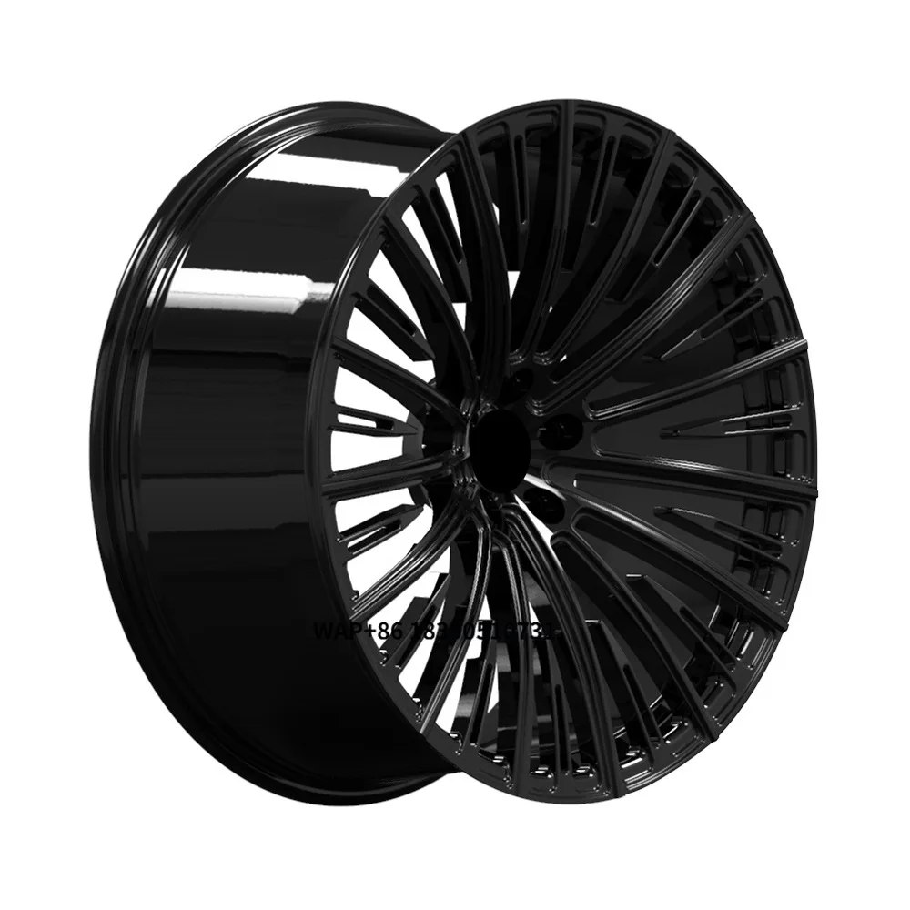 

New Forged Aluminum Alloy Wheel Hub 35mm ET Multi-Spoke Chrome Finish PCD 112-130mm for 18-22 Inch Deep Concave