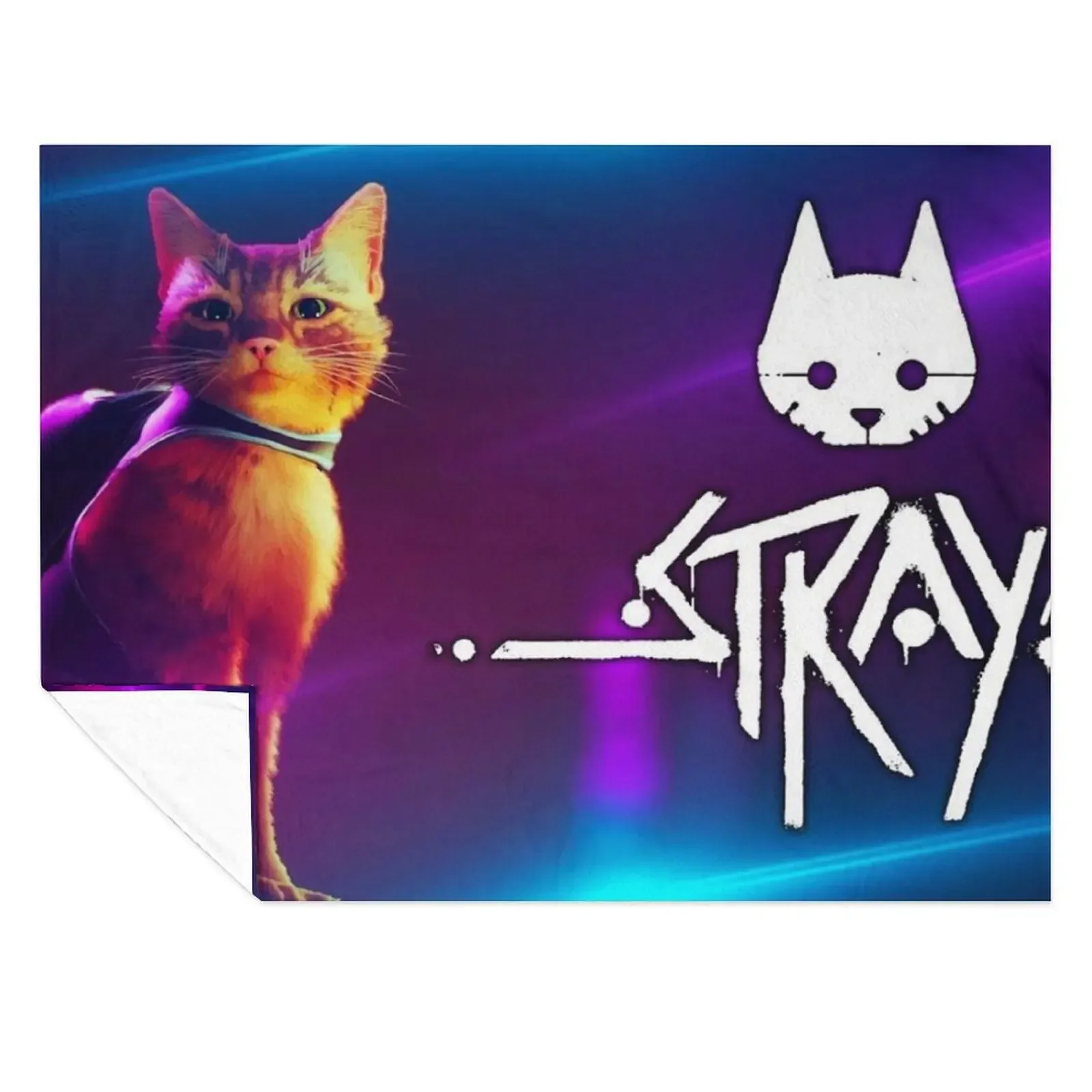 

Stray-Game/Stray Cat game Throw Blanket Giant Sofa Soft Plush Plaid Decorative Sofa Multi-Purpose Blankets