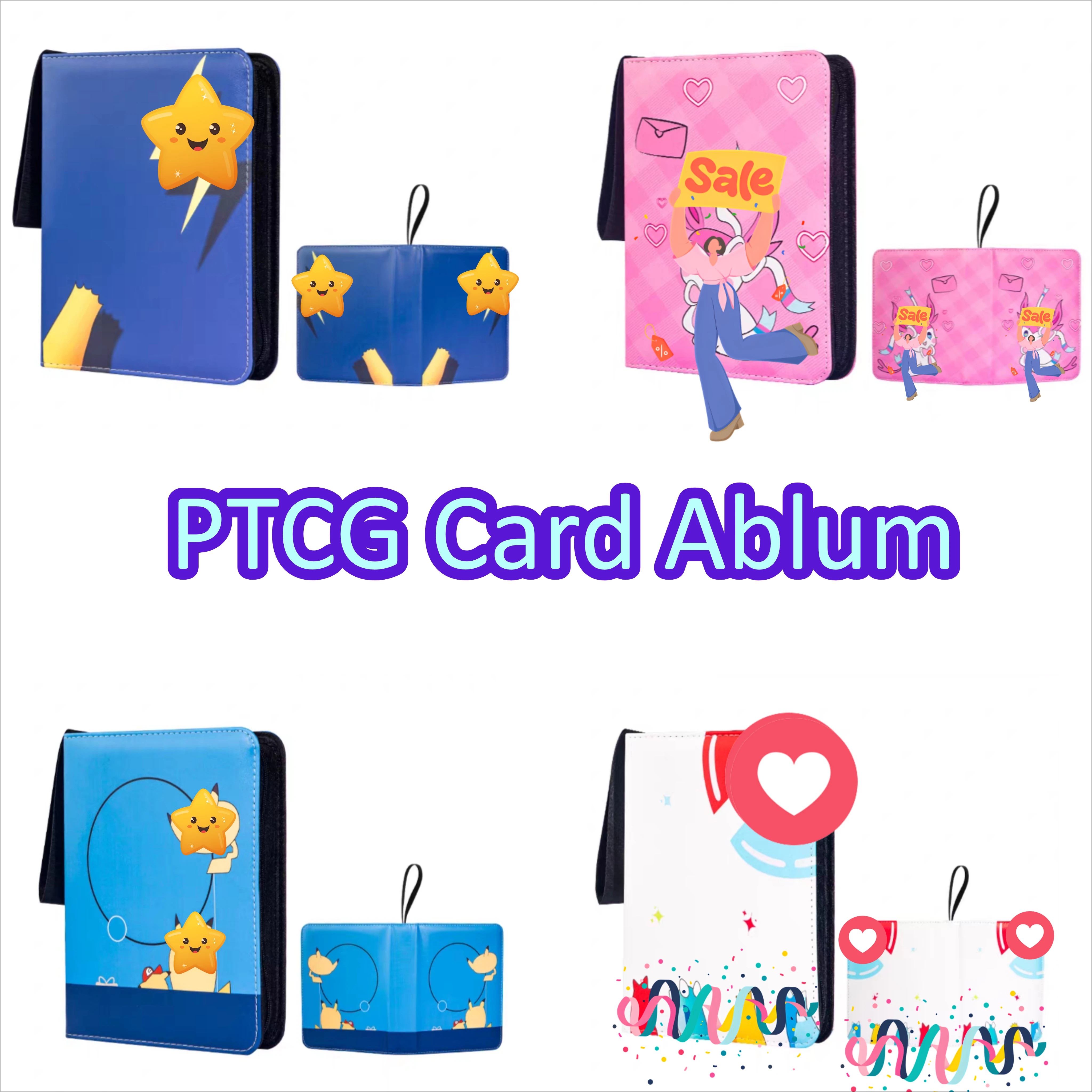 

PTCG Pokemon Collection Card Book Аниме Классическая портативная карточная книга для хранения Карманные монстры Gengar Sylveon Poke Ball Игрушка Пикачу