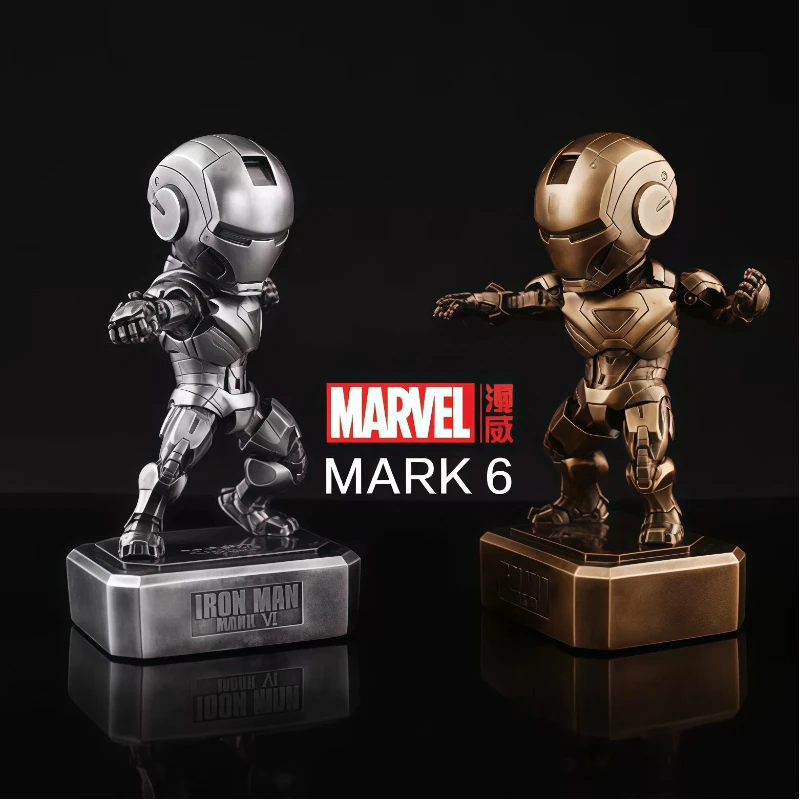 

Iron Man MK6 Collectible Figure Avengers 2 Car Dashboard Desktop Decor Perfect Gift for Marvel Fans Collectors