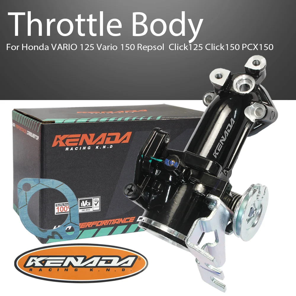 

KENADA RACING Throttle Body Black Edition For Honda VARIO 125 Vario 150 Repsol Click125 Click150 PCX150
