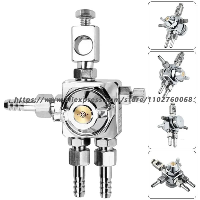 Spray Gun ST-5 ST-6, 0.5mm 1.0mm 1.3mm 2.0mm Mini Automatic Air Paint Spray Gun Die Casting,Japan ST-5R ST-6R Small Painting Gun