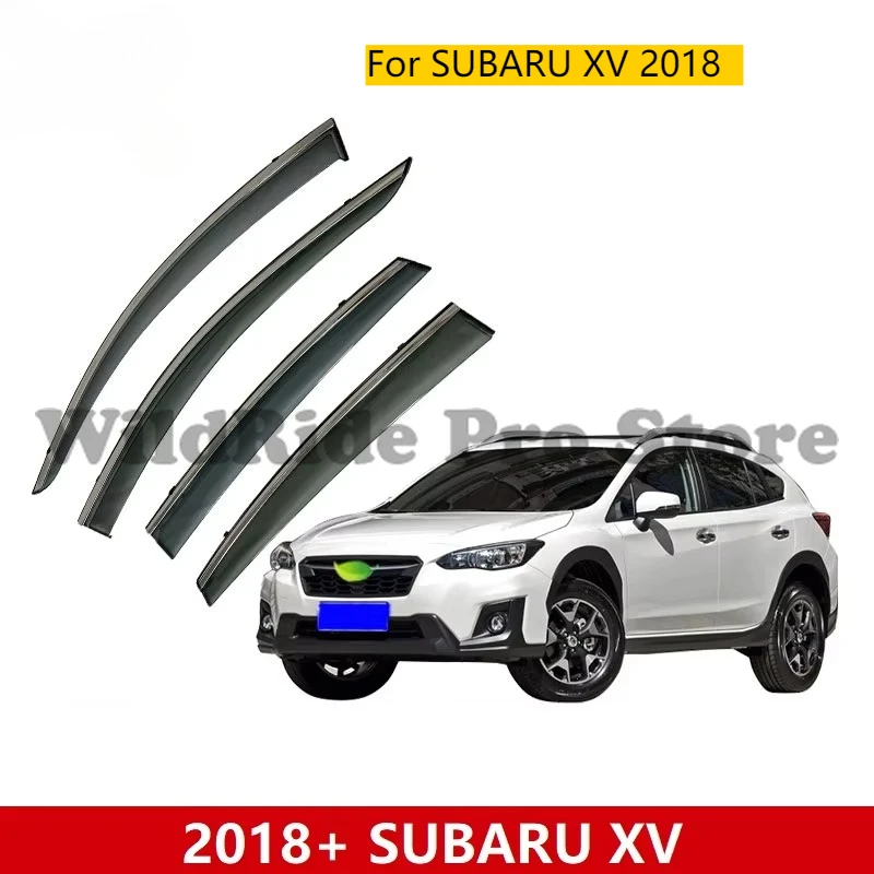 

For SUBARU XV 2018 Car Door Rain Guard Side Windows Sun Visor Wind Deflector