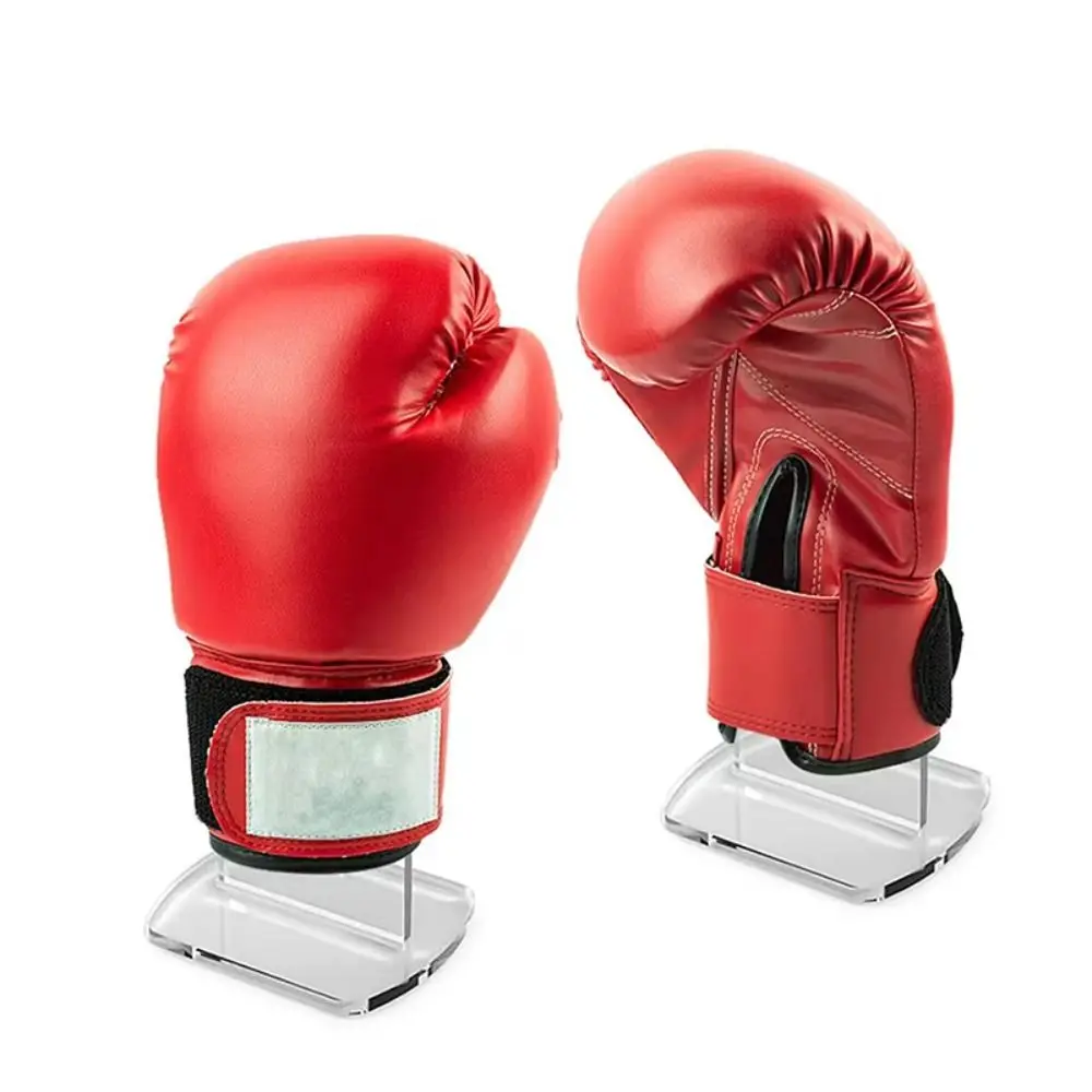 

Acrylic Boxing Glove Holder Vertical 5mm Thick Boxing Glove Display Stand Transparent Showing Shelf Autographed Glove Racks