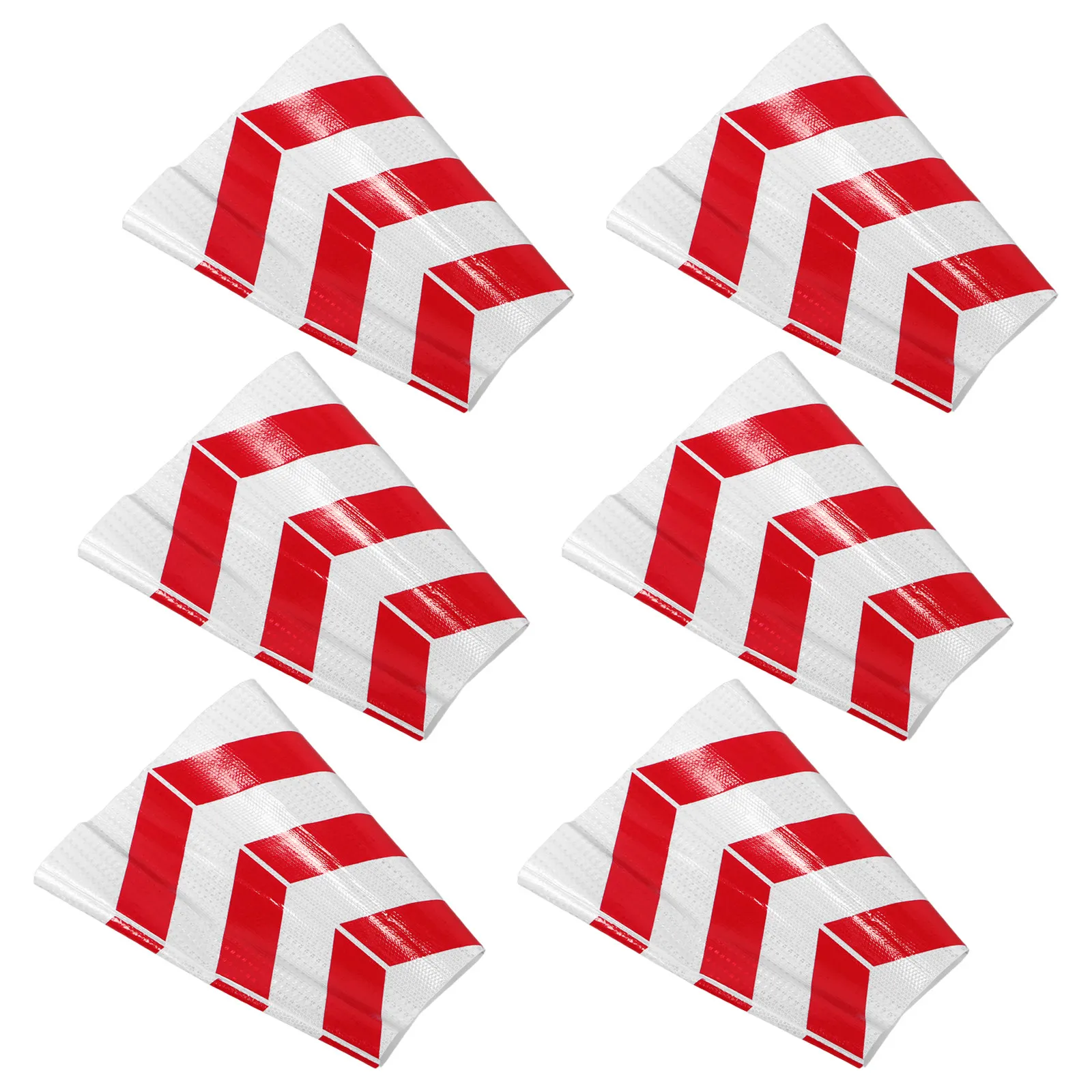 6Pcs Reflective Cone Sleeve for Road Cones High Visibility Safety Traffic Cone Cover for Construction Zones Parking Lots and
