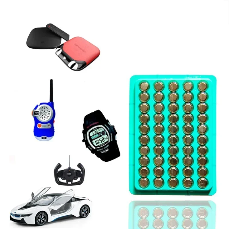 

50-200PCS AG10 LR1130 LR54 389 SR113 189 Button Coin Cell Battery Car Wind Wheel Toys Watch Calculator Batteries