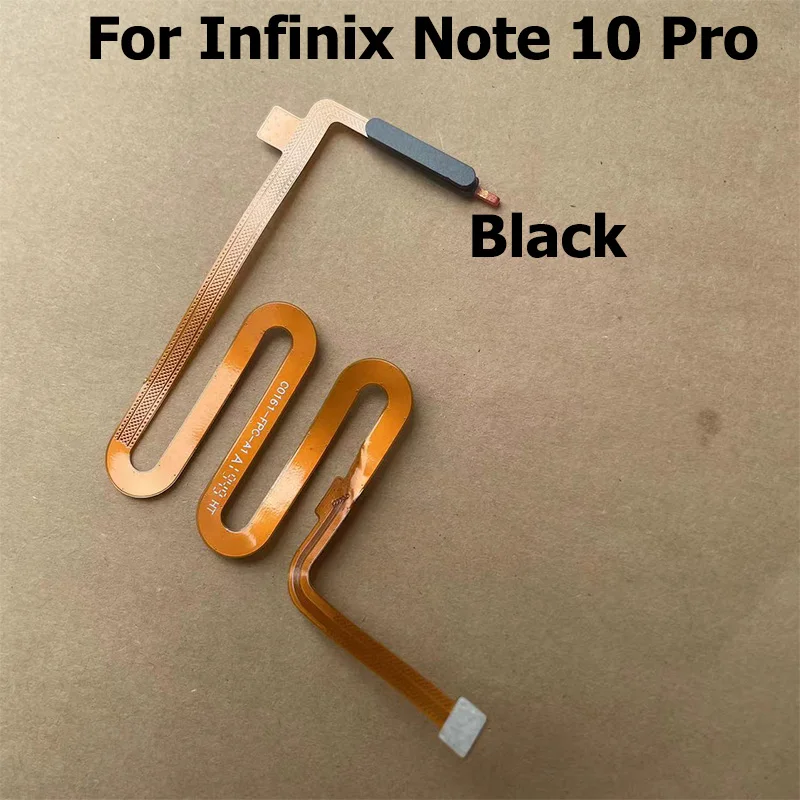 For Infinix Note 10 Pro Power Button Touch ID Finger Scanner Fingerprint Sensor Flex Cable