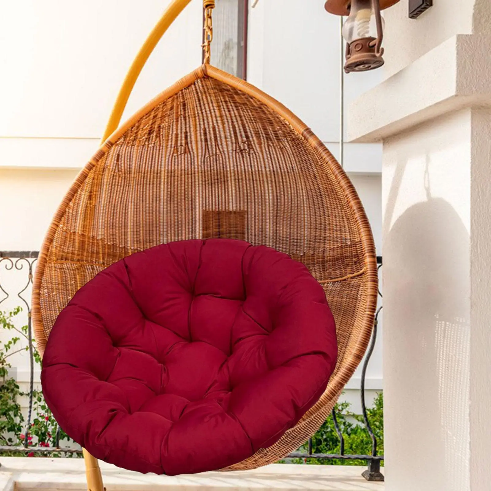 Cadeira de Suspensão Almofada para Casa, Hammock Cadeira, Almofada do Assento, Almofada do Chão, Jardim, Pátio, Cozinha, Sala de Estar, 40cm