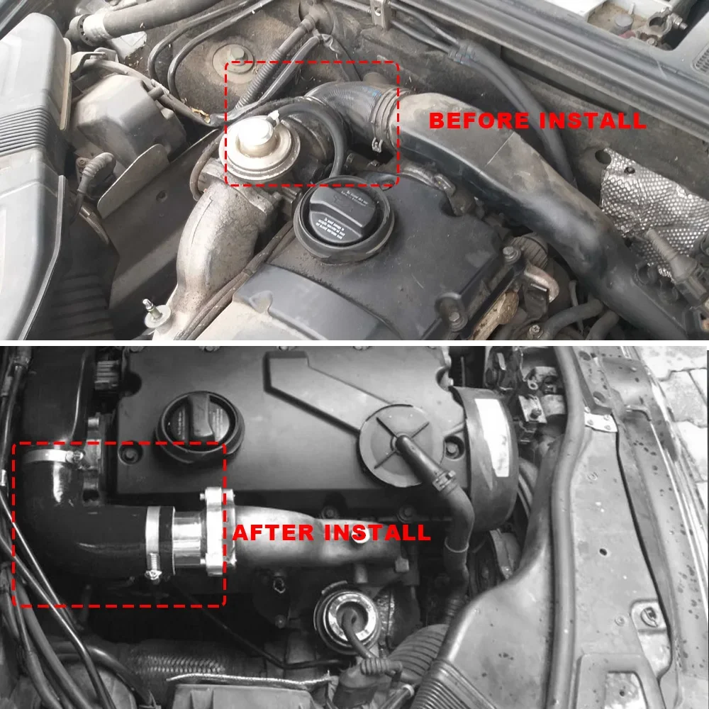 New for VW golf SKODA 1.9 TDI PD130 & PD150 With Silicone Elbow Adaptor Kit - view 5