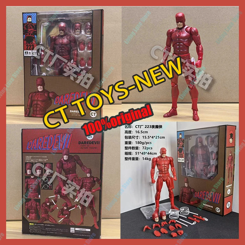 

In Stock Ct Toys Daredevil Figure Mafex 223 Comic Version SHF Anime Action Figure Figurine Statue Model Custom Gifts Kids Toys
