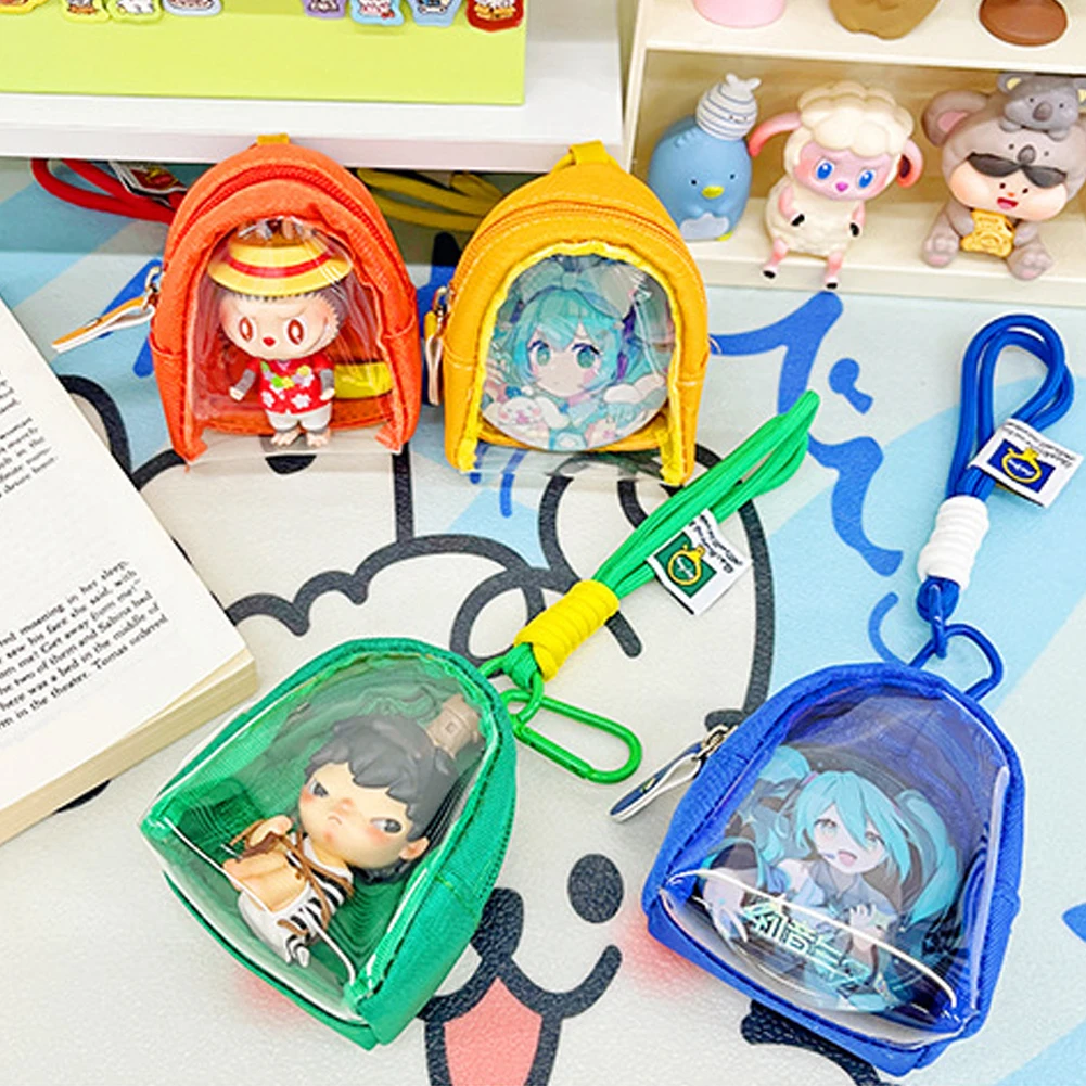 1Pc Storage Case for Doll protector case Organizer Box Portable Dolls Display Bag Carrying Case With Zipper Closure