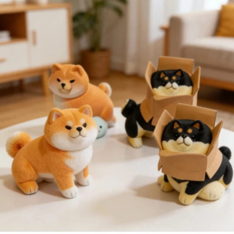 

Новая коллекционная фигурка собаки-дровокола: Корги, не желающий возвращаться домой, и Бомэй — милые настольные украшения, праздничные сюрприз-подарки