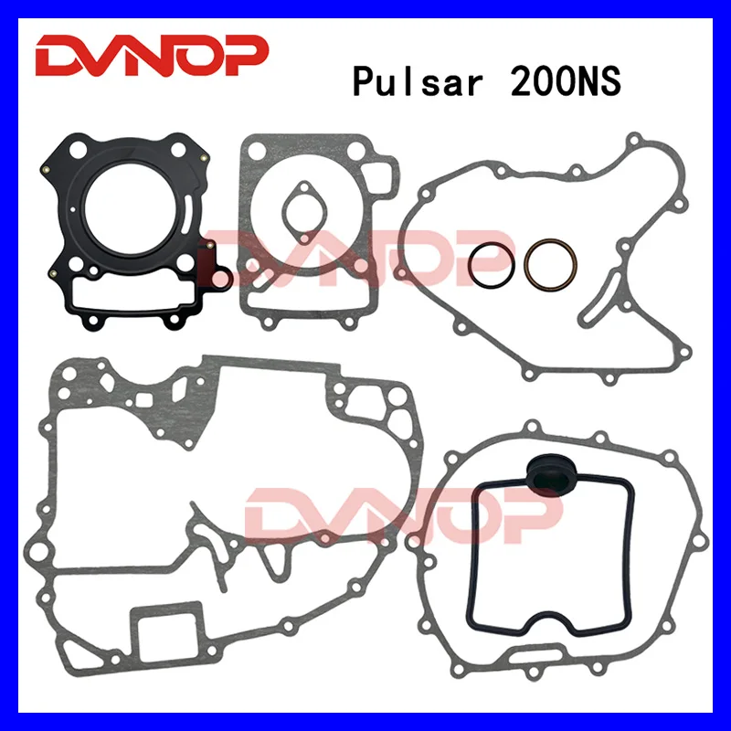 Durable Cylinder & Engine Sealing Gasket Kit Motorcycle Repair Parts Fit for Bajaj PULSAR200NS Pulsar 200 NS 200CC