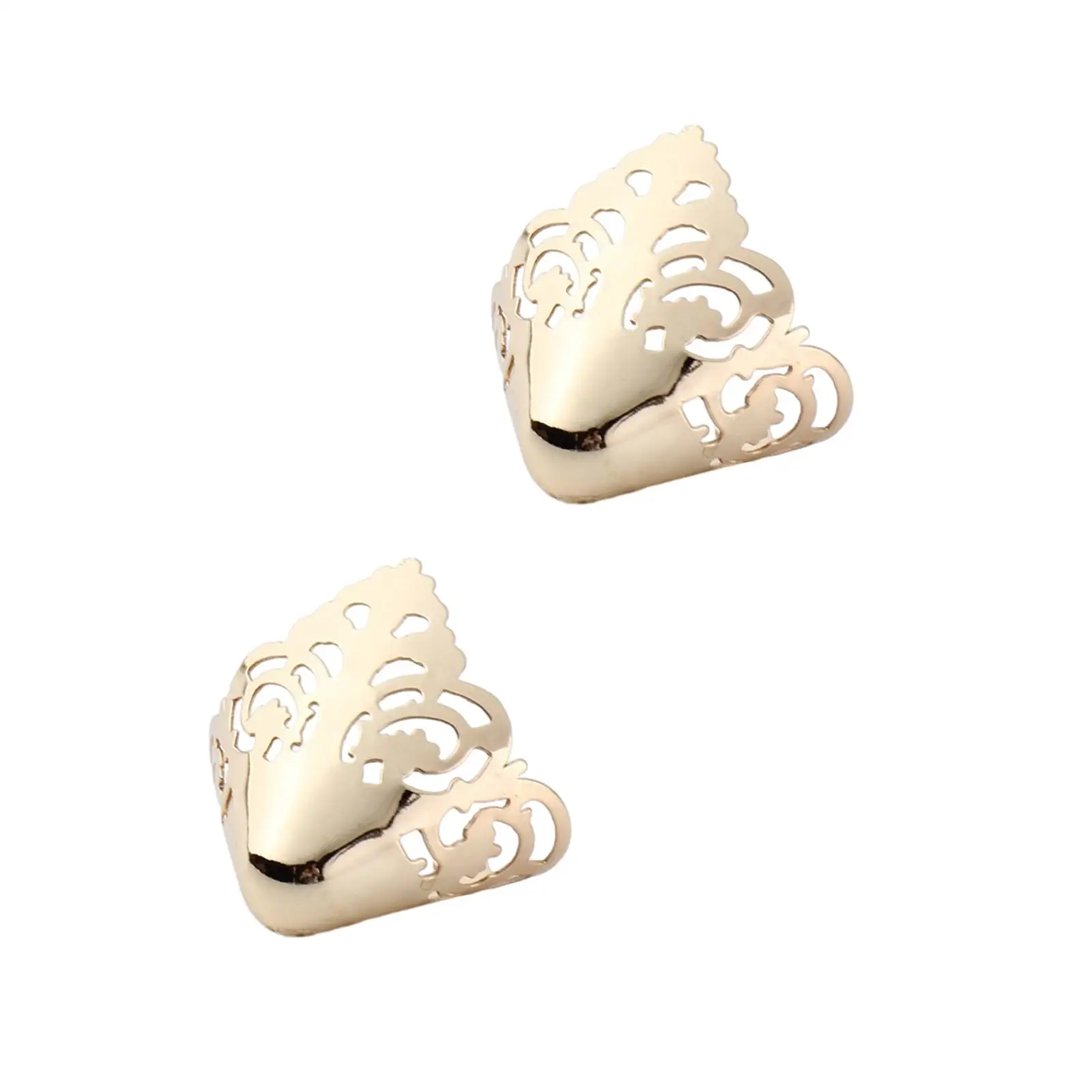 2 Pack Metal Shoe Tips for High Heel Protection And Decoration