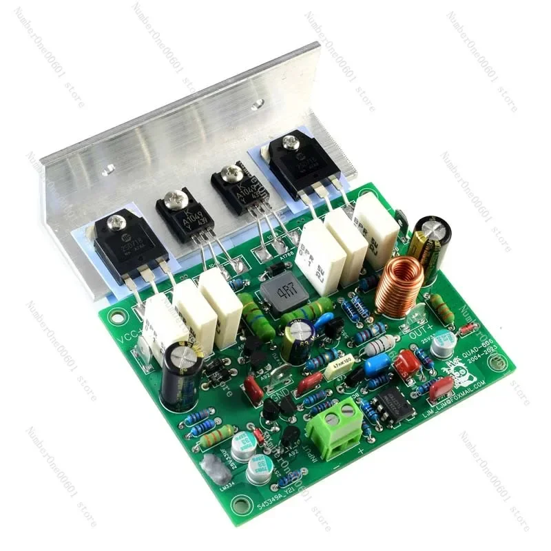 Für ljm clone quad606 board 125w 8r/250w 4r mono leistungs verstärker mit winkel aluminium dc-45v