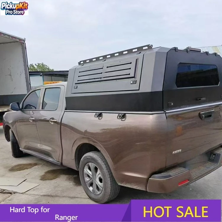 

Pickup Truck Topper Customized Aluminum Alloy Manual Ultra-High Waterproof Canopy Locking Hinged Features for Ranger