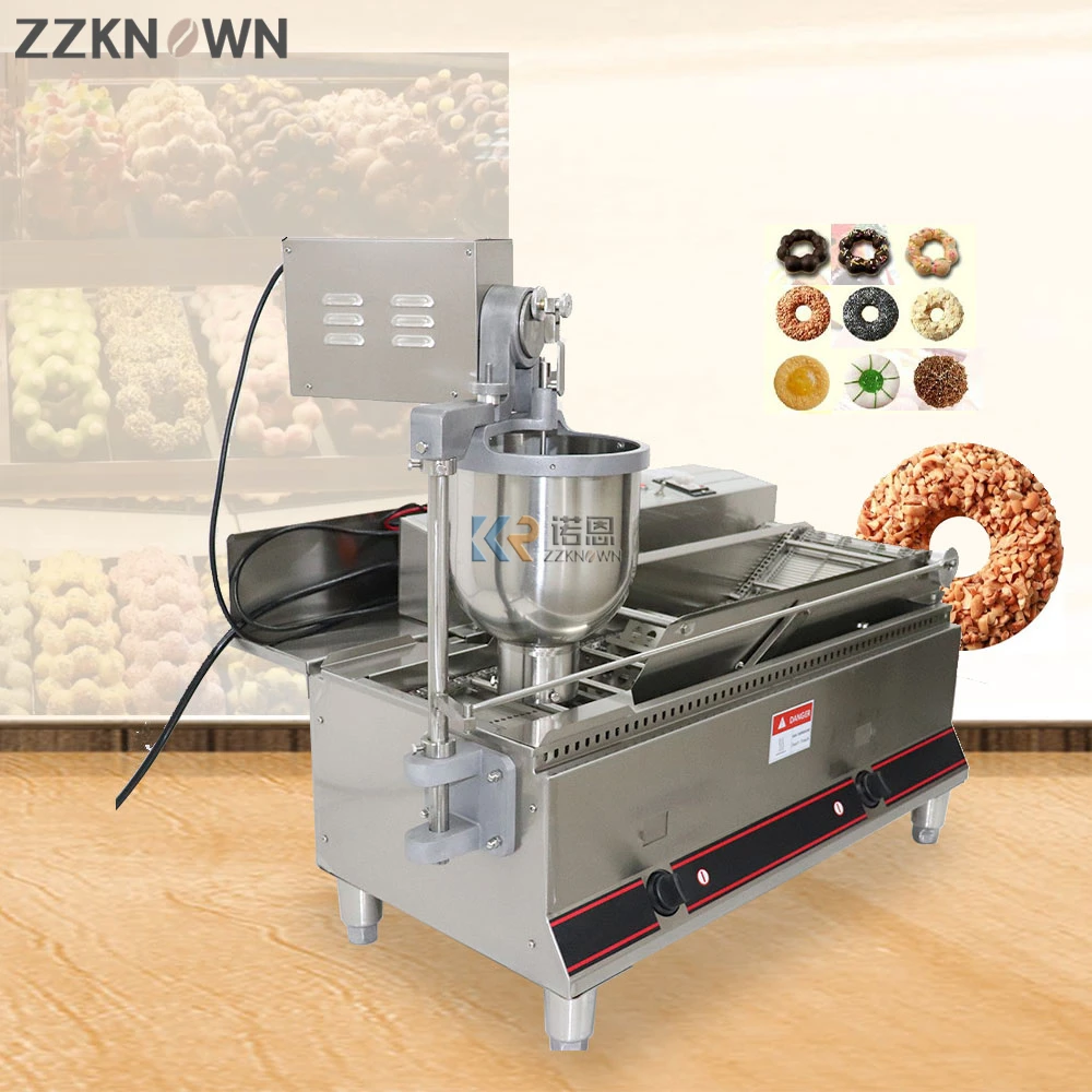 Double Row Steam Electric Mochi Donut Machine Fryer Donuts Maker Full Automatic Doughnut Making Machine Doughnut Dispenser