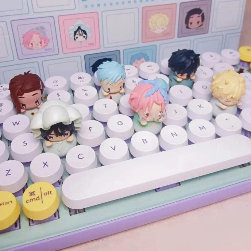 

Original Instock Alien Stage Baby Series Mini Blind Box Mechanical Keycaps Exquisite Desktop Kawaii Mini Decoration Toys Gift