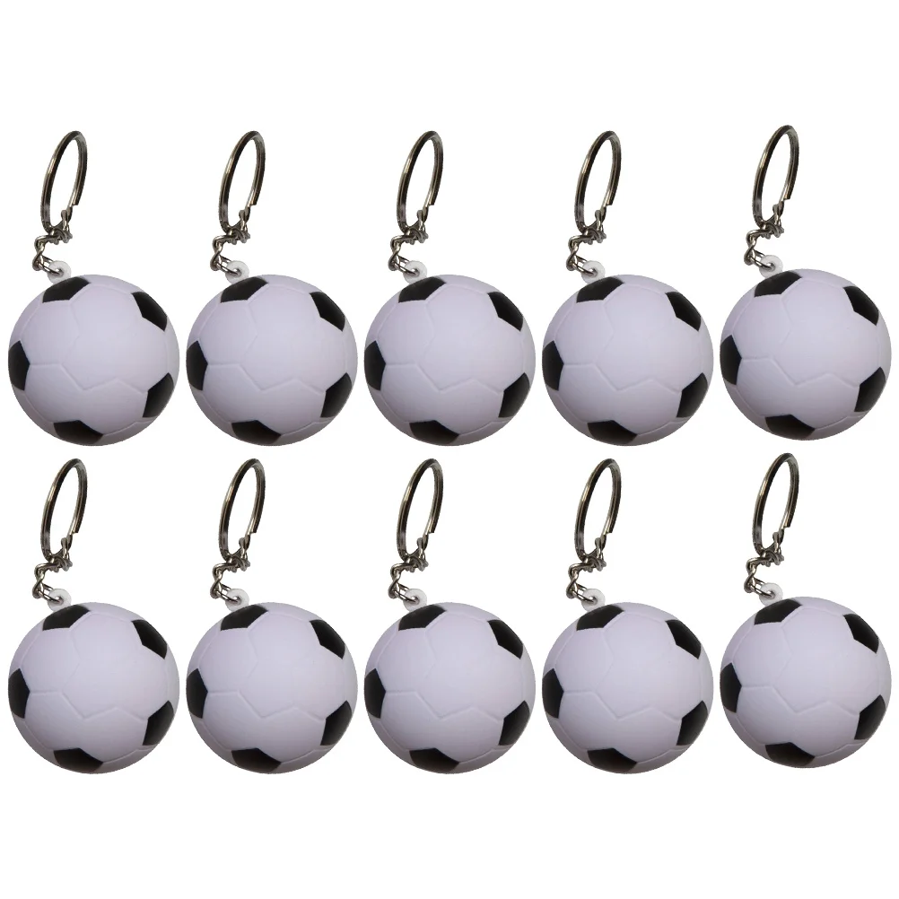 10 قطعة سلسلة المفاتيح كرة القدم قابل للسحب أقلام حبر أزرق السلس الكتابة متعة أقلام مكتب المدرسة الهدايا كرة القدم القلم #5