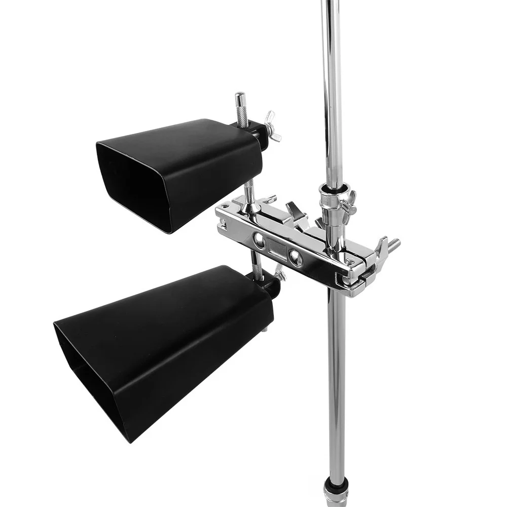 Campanaccio da 4/5/6/7/8 pollici con mazze di legno Campana da jazz in acciaio metallico Campana per bestiame Parti e accessori per strumenti a percussione