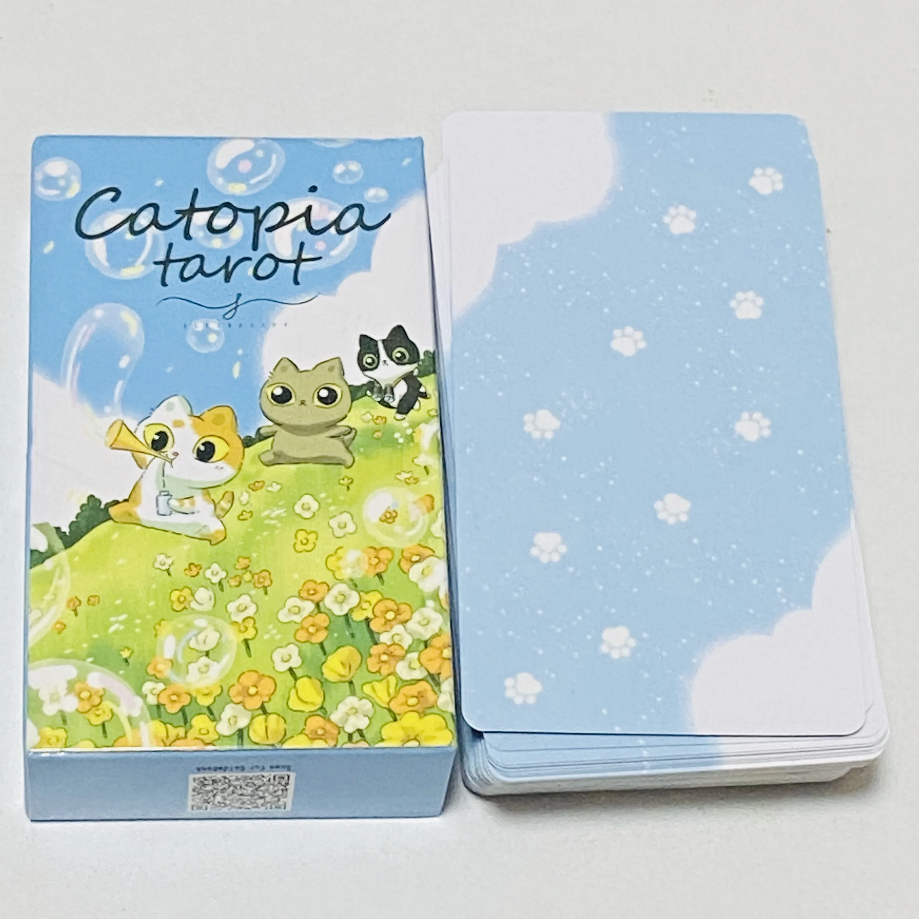 

Карты Таро «Котопия», 78 шт., колода Таро с милым котенком для начинающих, карточная игра Oracle, настольная игра, игрушка