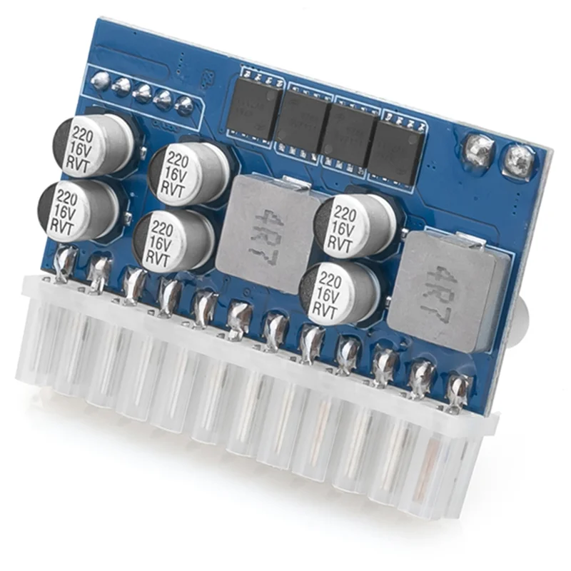 ABKQ-Pico ATX переключатель питания модуль постоянного тока 12 В 160 Вт Pico PSU автомобильный мини ITX 24Pin