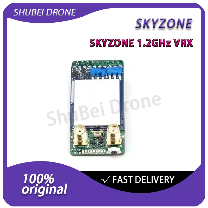 

Skyzone 1.2GHz/1.3GHz 9CH FPV Receiver VRX Module with SMA Antenna for Skyzone 04X 04L 03O and Long Range Fixed Wing RC Drone