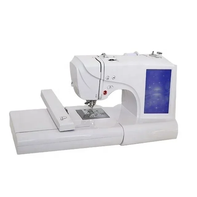 Large touch screen computer embroidery machine household sewing machine automatic professional sewing and embroidery integrated