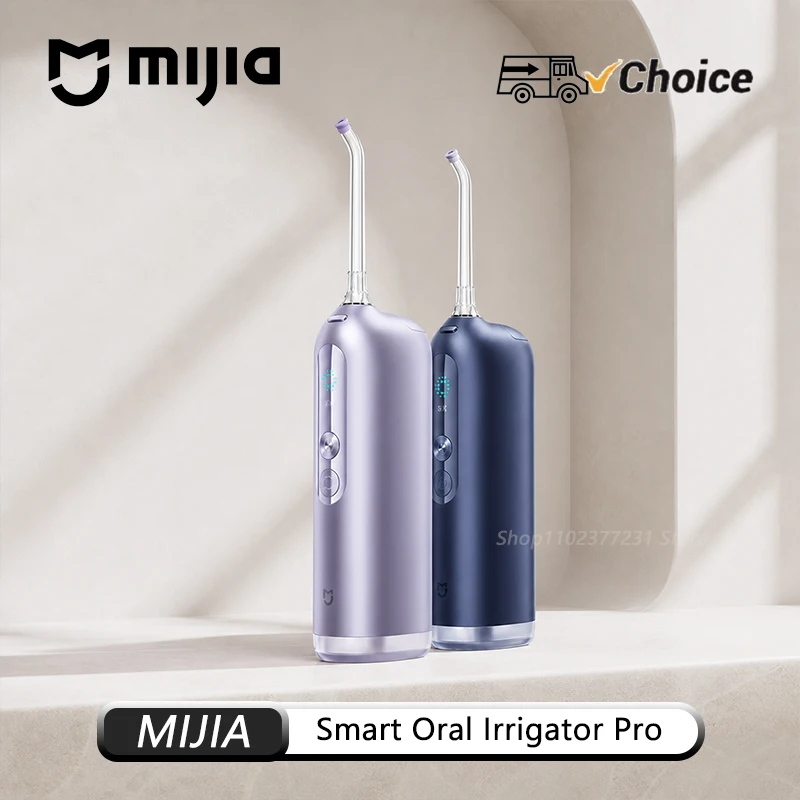 NEW Original MIJIA Smart Oral Irrigator Pro Portable Water Flosser 3 Care Modes Micron Bubble Tooth Cleaner with Mi Home App CN