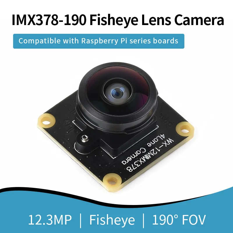 objectif-de-camera-fisheye-imx378-190-123mp-type-b-190-°-fov-obturateur-a-defilement-compatible-avec-les-cartes-de-la-serie-raspberry-pi